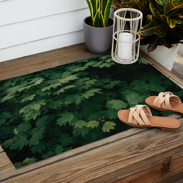 Some Greenery III Outdoor Rug Gallery Image 2