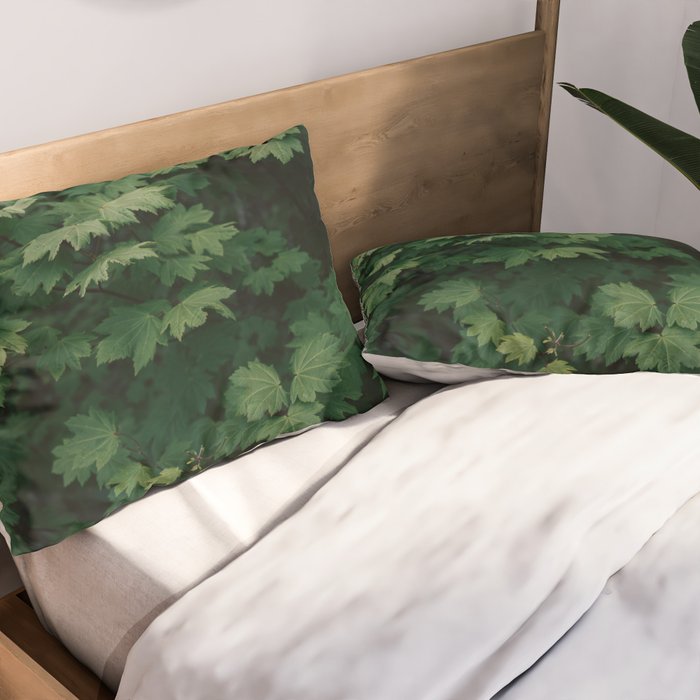 Some Greenery III Pillow Sham Gallery Image 2