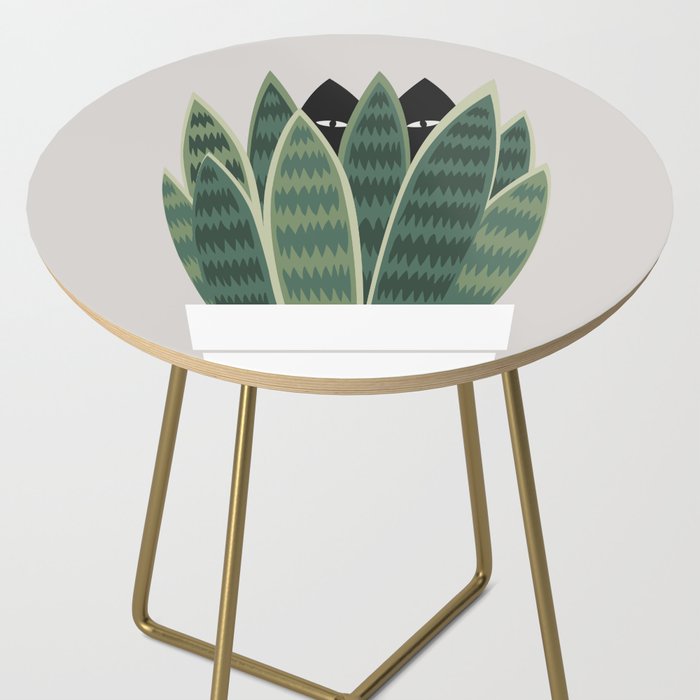 Cat and Plant 22: Sneak Plant Side Table Gallery Image 2