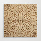 Boho Chic Macrame Mandala Wood Wall Art Gallery Image 1