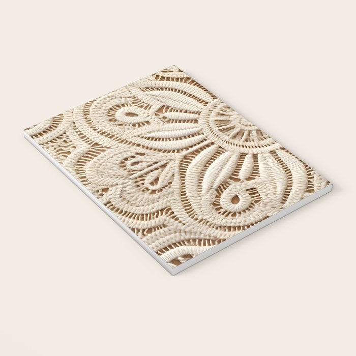 Boho Chic Macrame Mandala Notebook Gallery Image 3