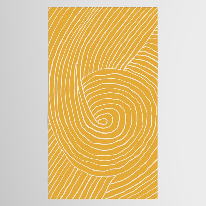 Strokes 02: Tulip Yellow Edition  Tablecloth Gallery Image 2