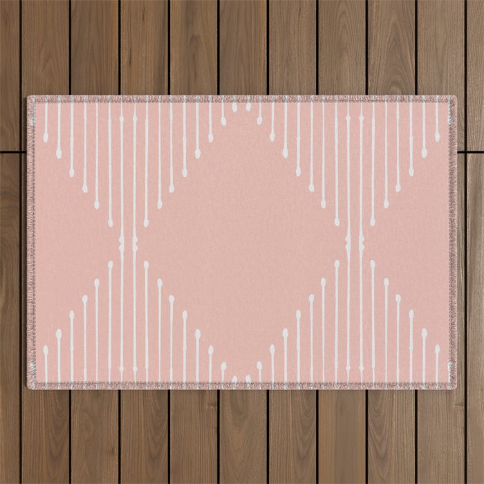 Geo (Blush) Outdoor Rug Gallery Image 1
