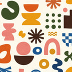 Playful Modernist Mosaic Coffee Mug Gallery Image 2