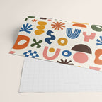 Playful Modernist Mosaic Wrapping Paper Gallery Image 2