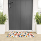 Playful Modernist Mosaic Welcome Mat Gallery Image 3