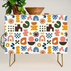 Playful Modernist Mosaic Credenza Gallery Image 1