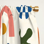 Playful Modernist Mosaic Window Curtain Gallery Image 2