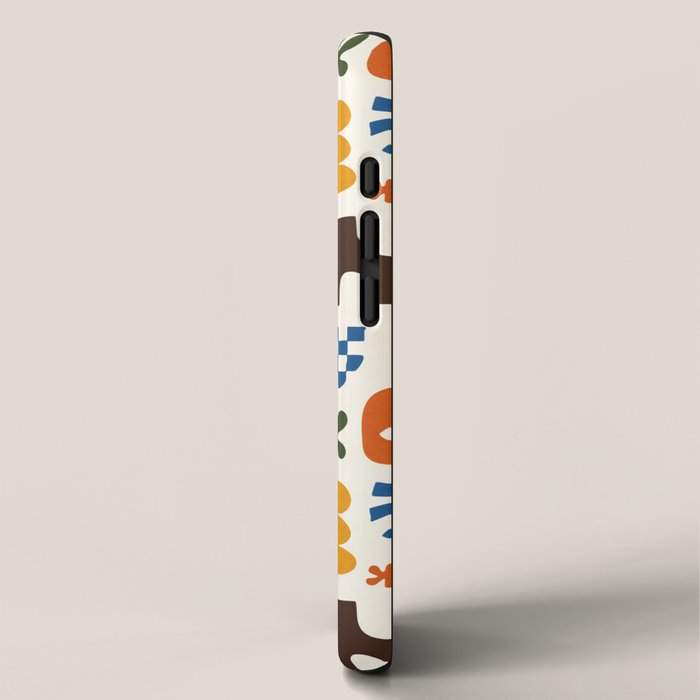 Playful Modernist Mosaic iPhone Case Gallery Image 2