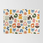 Playful Modernist Mosaic Rug Gallery Image 2