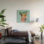 Market Morning Wood Wall Art Gallery Image 2