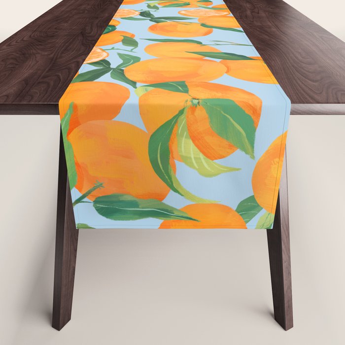 Fresh Tangerine Table Runner Gallery Image 1