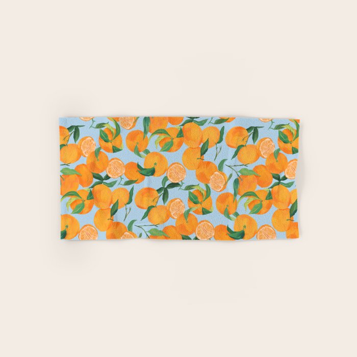 Fresh Tangerine Bath Towel Gallery Image 1