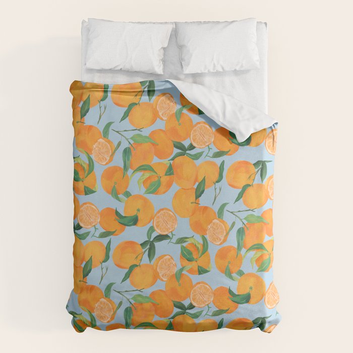 Fresh Tangerine Duvet Cover Gallery Image 6