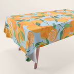 Fresh Tangerine Tablecloth Gallery Image 1