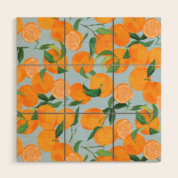 Fresh Tangerine Wood Wall Art Gallery Image 1