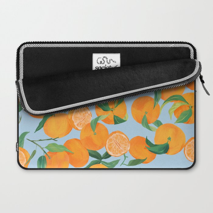 Fresh Tangerine Laptop Sleeve Gallery Image 2