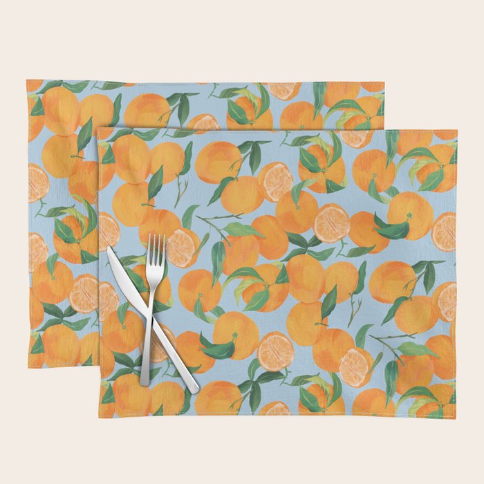 Fresh Tangerine Placemat Gallery Image 1