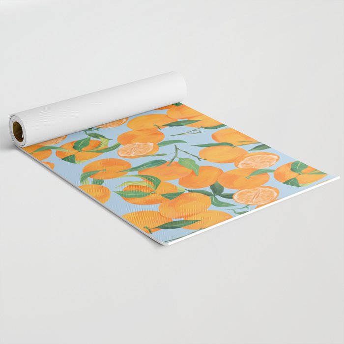 Fresh Tangerine Yoga Mat Gallery Image 2