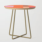 Bold Minimalism Orange Side Table Gallery Image 1