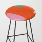Bold Minimalism Orange Stool Gallery Image 2