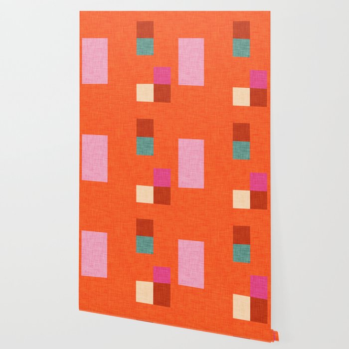 Bold Minimalism Orange Wallpaper Gallery Image 2