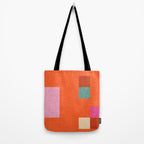 Bold Minimalism Orange Tote Bag Gallery Image 2