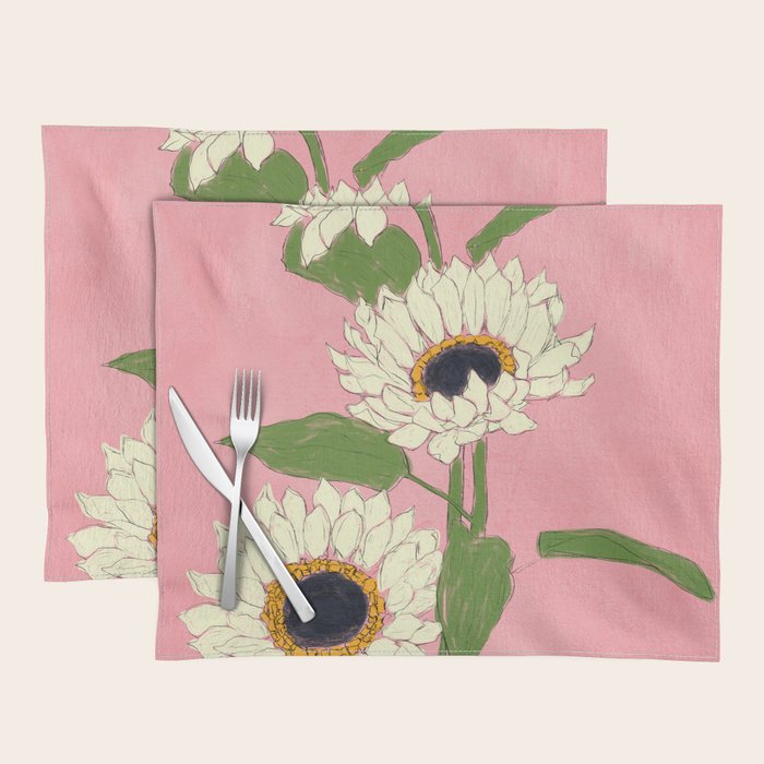 Sunflower Pink Sami Placemat Gallery Image 1