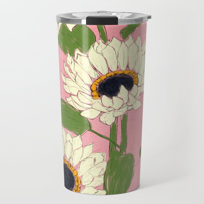 Sunflower Pink Sami Travel Mug Gallery Image 1