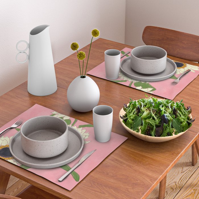 Sunflower Pink Sami Placemat Gallery Image 2