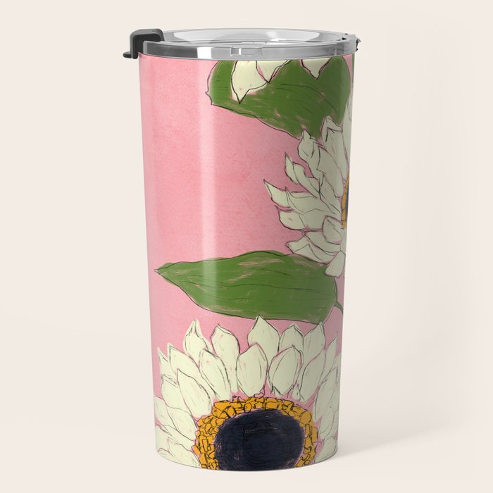 Sunflower Pink Sami Travel Mug Gallery Image 3