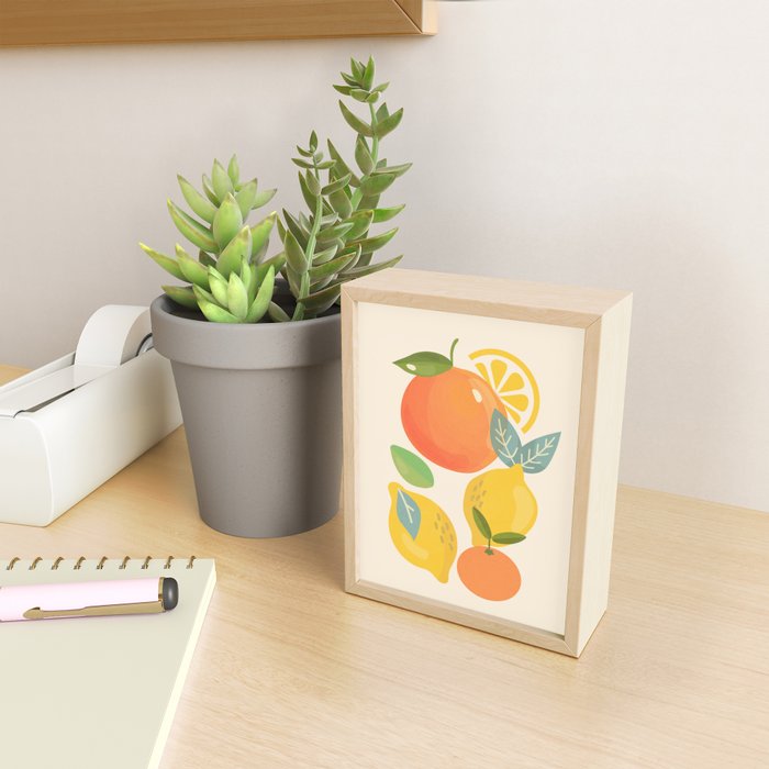 Citrus Fruits Mini Art Print Gallery Image 2