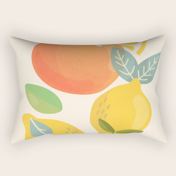Citrus Fruits Rectangular Pillow Gallery Image 2