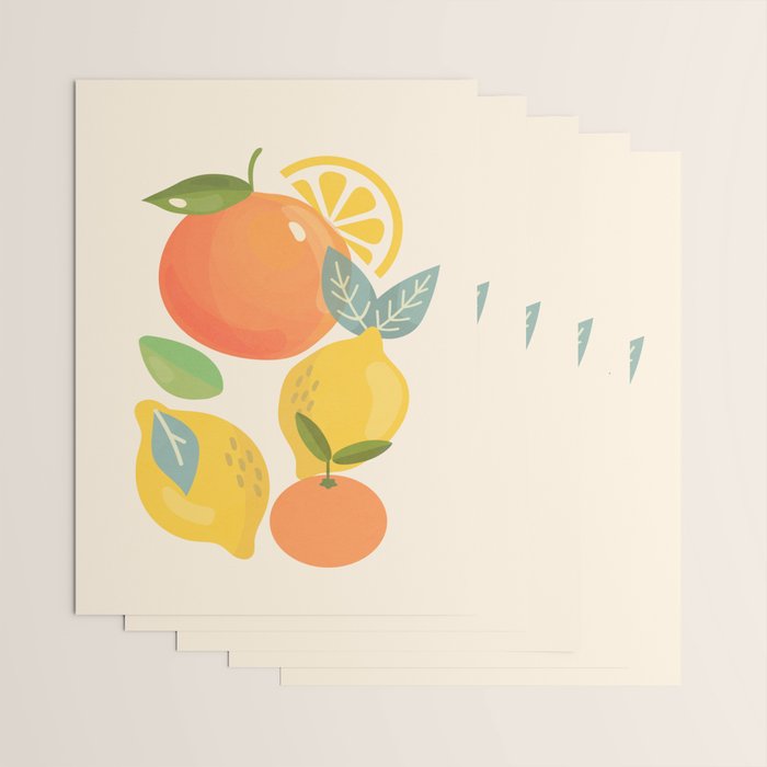 Citrus Fruits Wrapping Paper Gallery Image 3