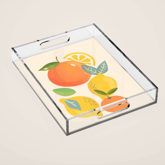 Citrus Fruits Acrylic Tray Gallery Image 1