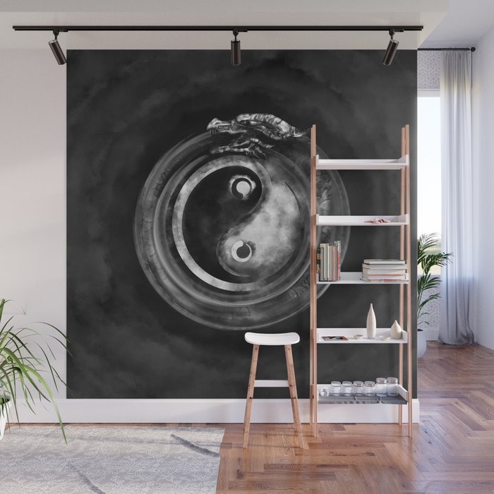 Ouroboros Yin - Yang  Wall Mural Gallery Image 1