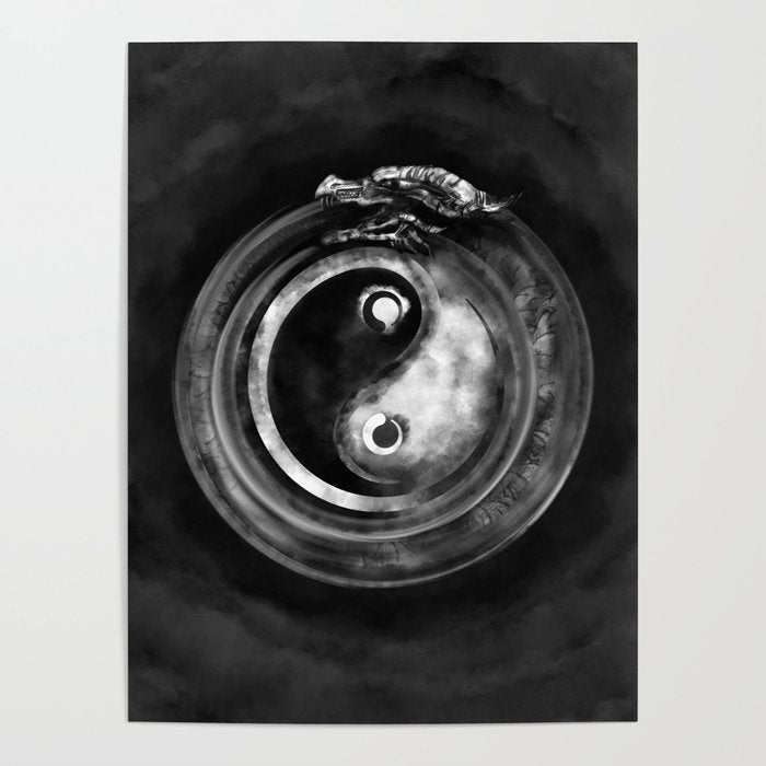 Ouroboros Yin - Yang  Poster Gallery Image 1