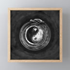 Ouroboros Yin - Yang  Mini Art Print Gallery Image 1