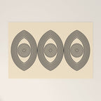Abstraction_EYE_LINE_POP_ART_Minimalism_001X Welcome Mat Gallery Image 1