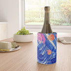 Breezy Tropics Blue Floral Design Wine Chiller Gallery Image 4