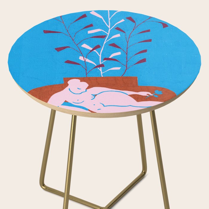 Sprigs in Low Vase Side Table Gallery Image 2