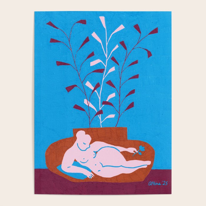 Sprigs in Low Vase Poster Gallery Image 1