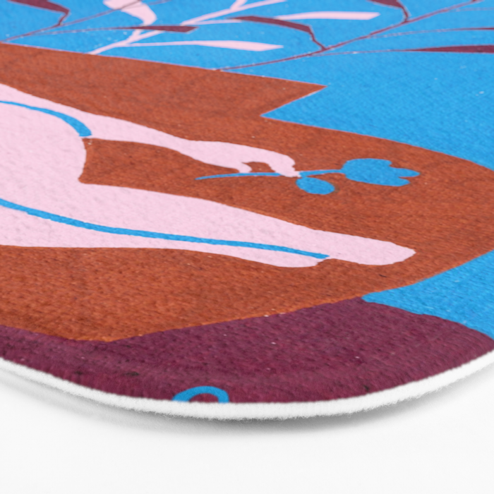 Sprigs in Low Vase Bath Mat Gallery Image 3