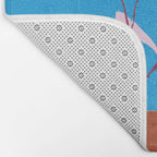Sprigs in Low Vase Bath Mat Gallery Image 2