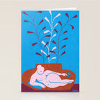 Sprigs in Low Vase Stationery Card Gallery Image 2