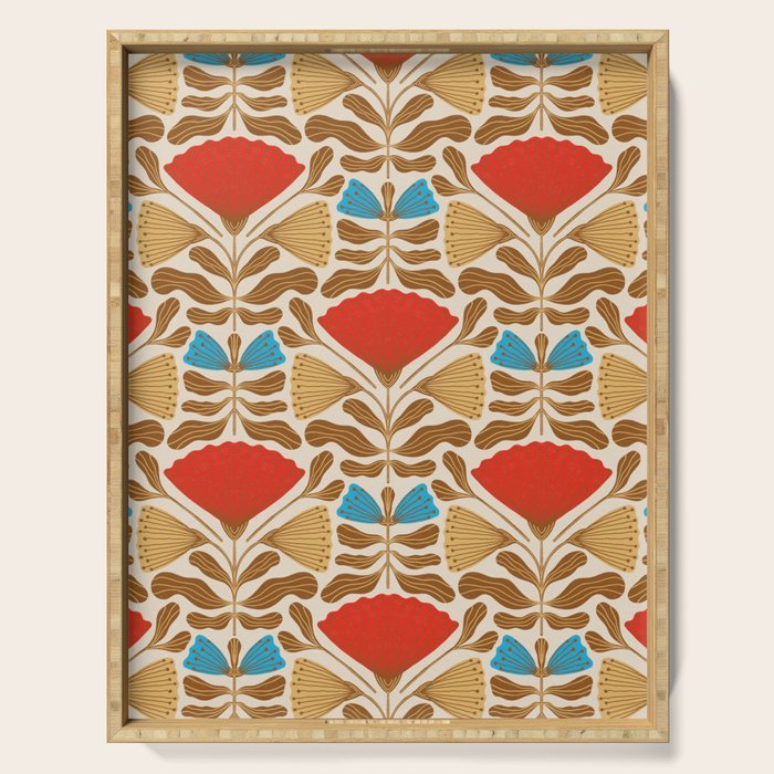 Symmetrical Garden #2 Serving Tray Gallery Image 1