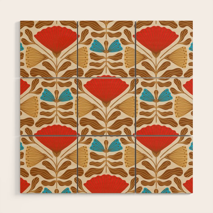 Symmetrical Garden #2 Wood Wall Art Gallery Image 1