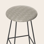 Boho Prints, Raindrops, Beige, Minimalism, Abstract Art Stool Gallery Image 2
