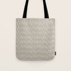 Boho Prints, Raindrops, Beige, Minimalism, Abstract Art Tote Bag Gallery Image 1