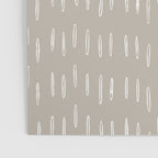 Boho Prints, Raindrops, Beige, Minimalism, Abstract Art Poster Gallery Image 3